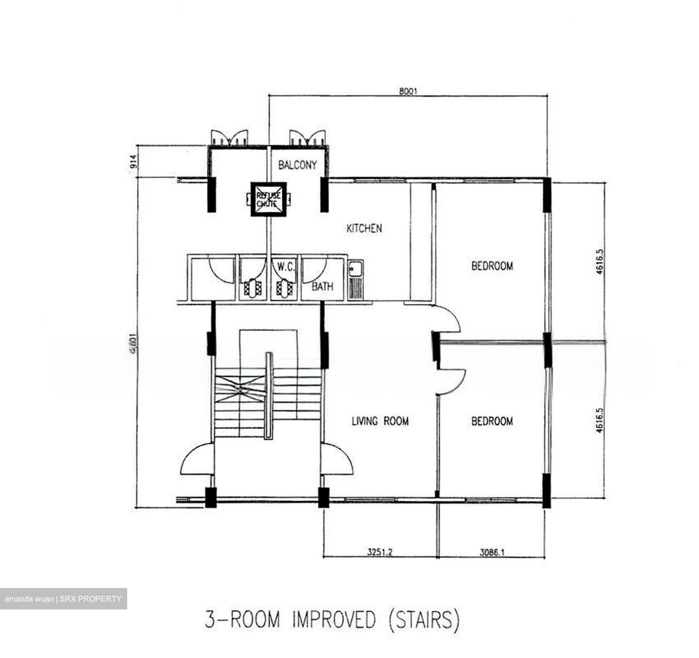 Blk 4 Sago Lane (Central Area), HDB 3 Rooms #570152791